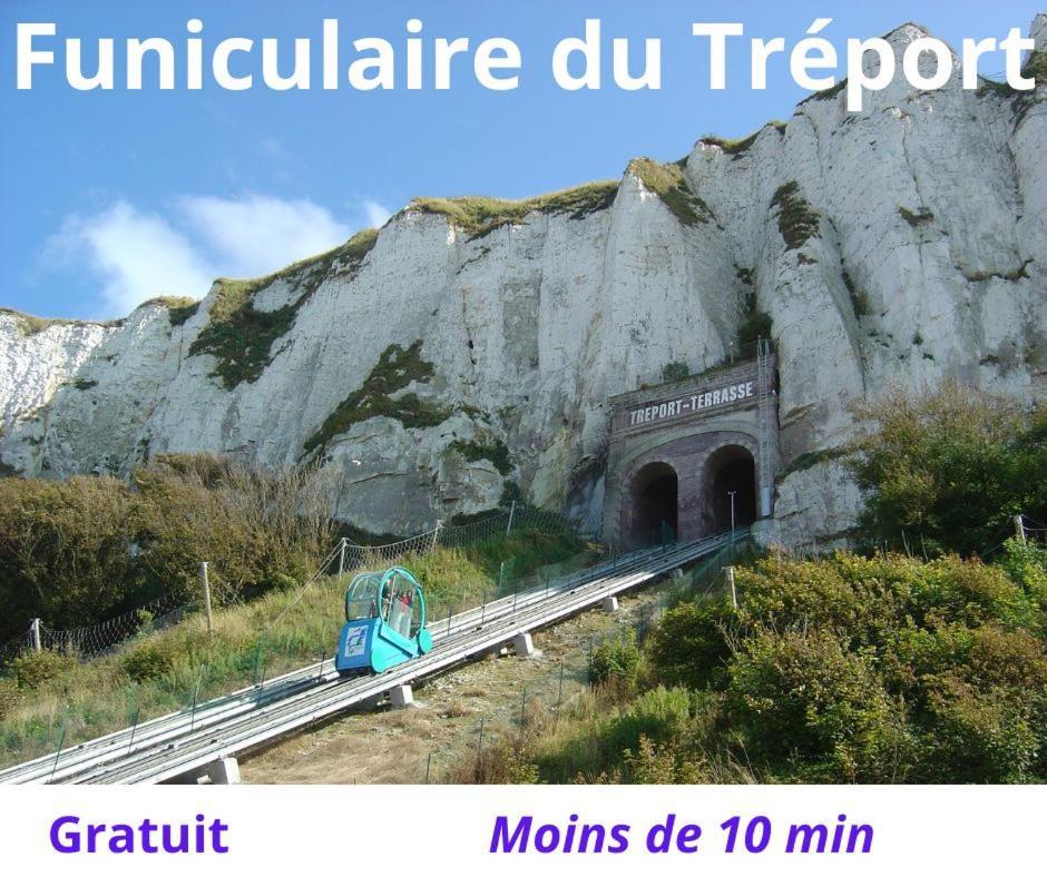Caprices De Mer Appartement Avec Grand Balcon Et Vue A 300 M Plage, Apercu Mer, Lit Queen Size, Mers Les Bains Le Treport , Petit Dejeuner En Option, 2 Velos Fournis Buitenkant foto